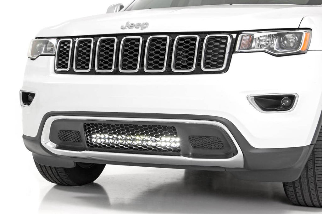 Jeep 20in LED Bumper Kit | Black Series w/ Cool White DRL (11-20 WK2 Grand Cherokee) Rough Country