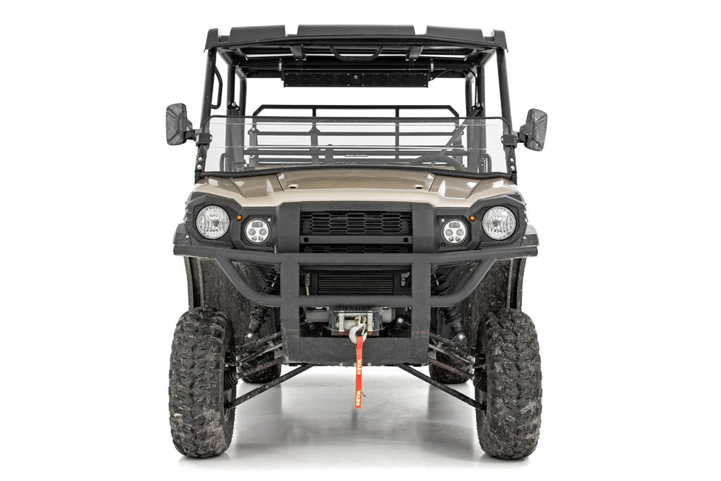 Half Windshield | Scratch Resistant | Kawasaki Mule Rough Country