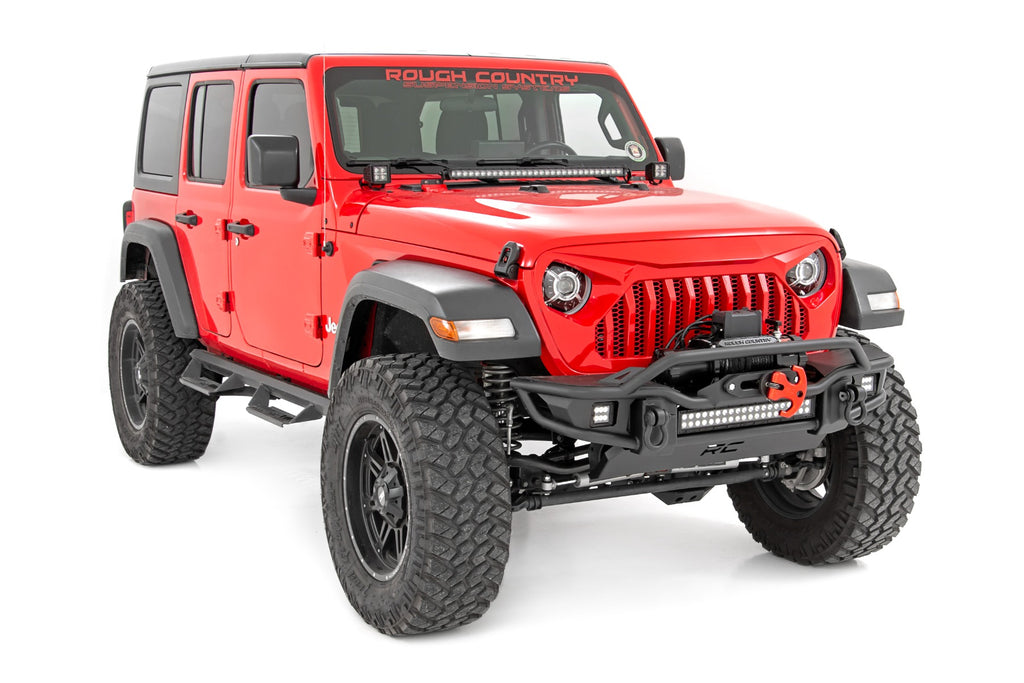 Headlights | DRL Halo LED | 9" | Jeep Gladiator JT (20-23)/Wrangler JL (18-23) Rough Country