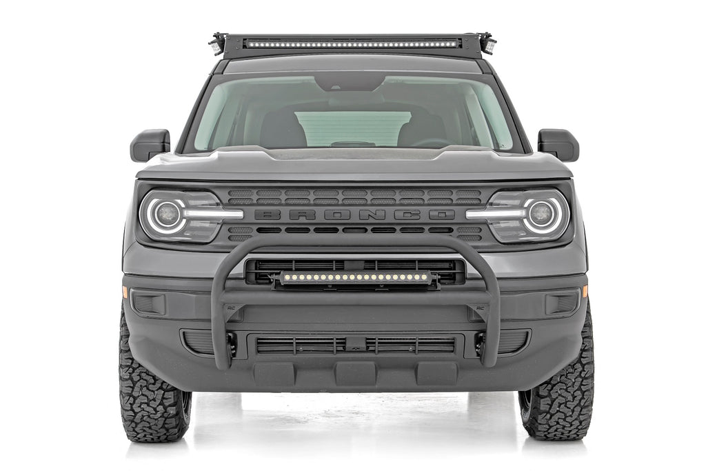 LED Light Kit | Roof Rack Mount | 40" Black Single Row | Ford Bronco Sport (21-23) Rough Country