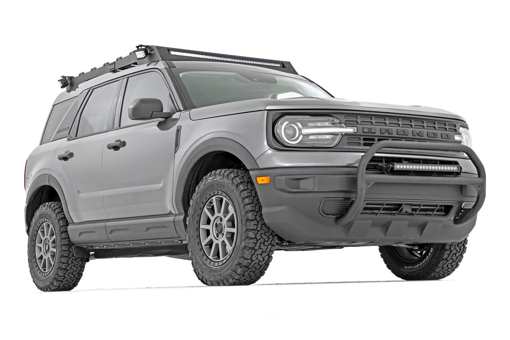 Nudge Bar | 20 Inch BLK DRL Single Row LED | Ford Bronco Sport (21-23) Rough Country