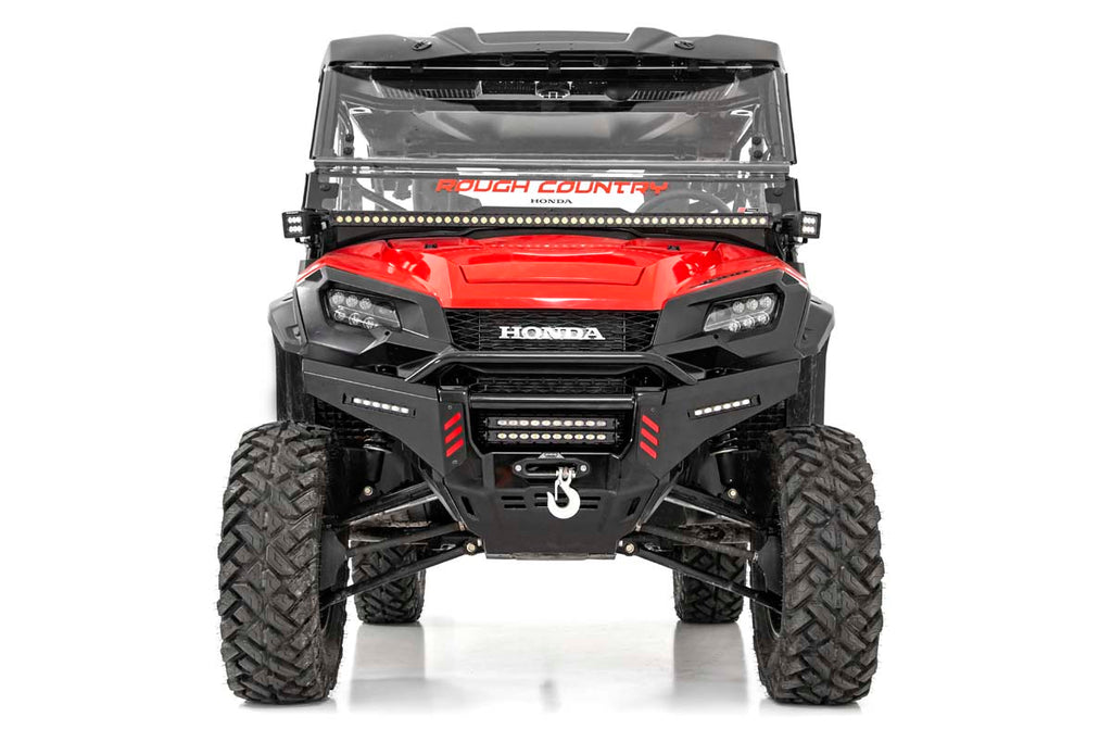 LED Light | Cage Mount | 50" Black Single Row | Honda Pioneer 1000/1000-5 Rough Country