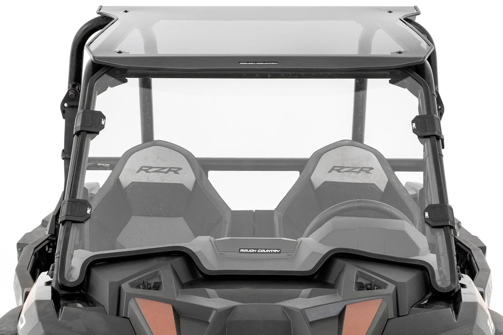 Full Windshield | Scratch Resistant | Polaris RZR XP 1000 Rough Country