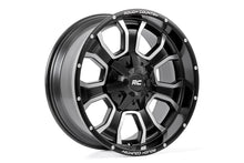 Load image into Gallery viewer, Rough Country 93 Series Wheel | One-Piece | Machined Black | 20x9 | 6x5.5/6x135 | 0mm Rough Country