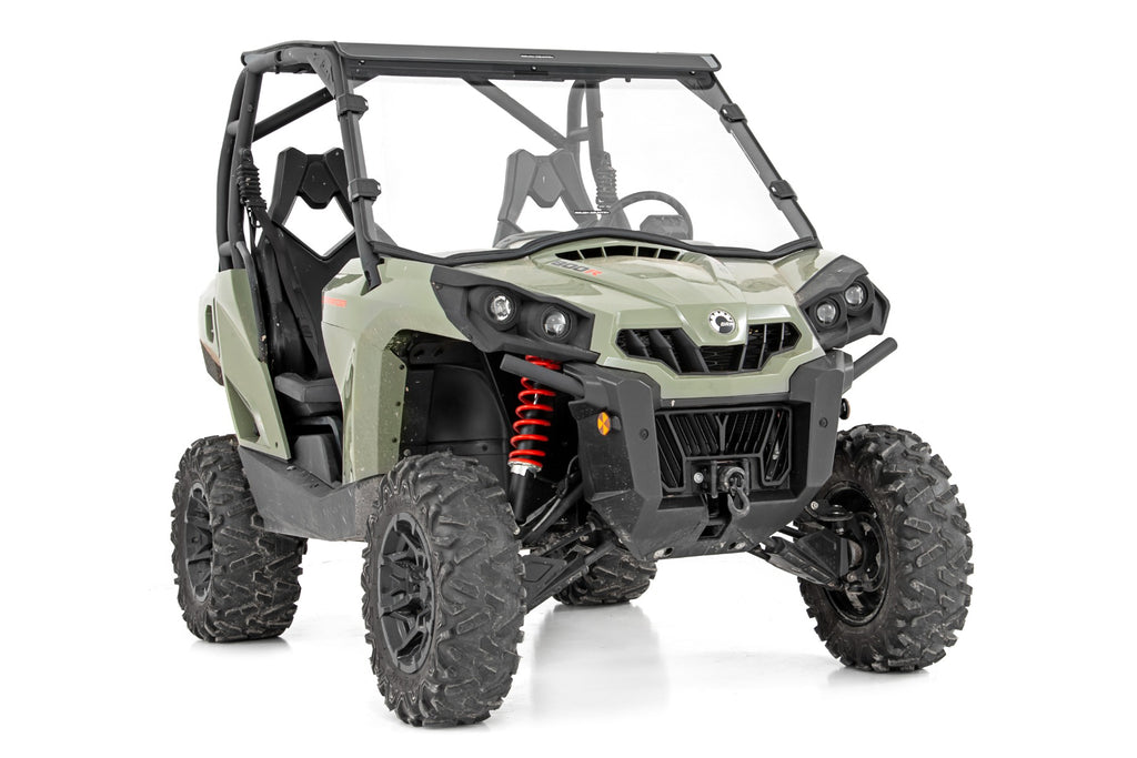 Full Windshield | Scratch Resistant | Can-Am Commander 1000 Rough Country