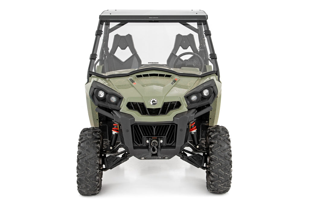 Full Windshield | Scratch Resistant | Can-Am Commander 1000 Rough Country