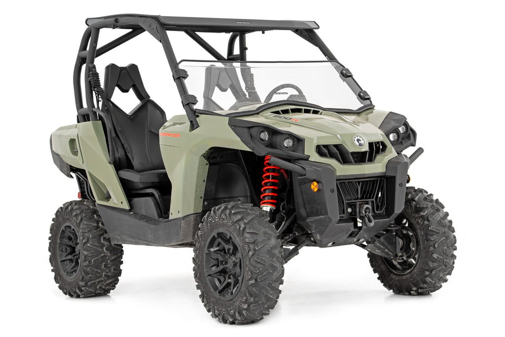 Half Windshield | Scratch Resistant | Can-Am Commander 1000 Rough Country