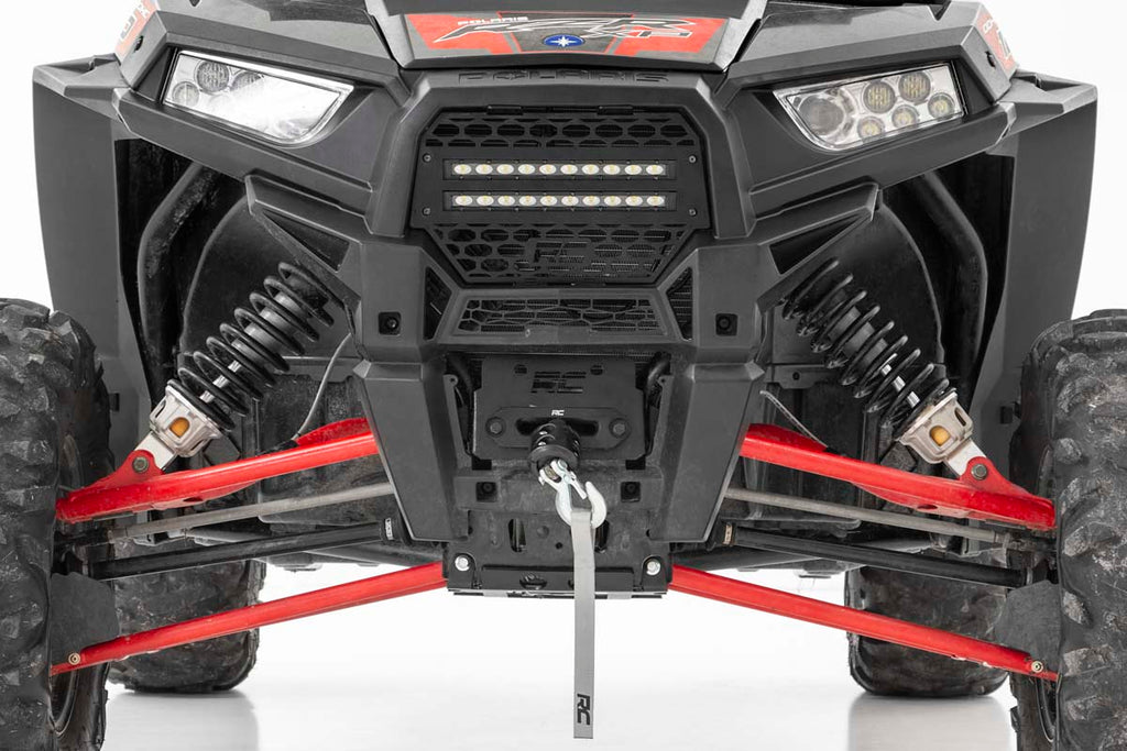 Grille Kit | 10" Black Slimline LED Pair | Polaris RZR XP 1000 Rough Country