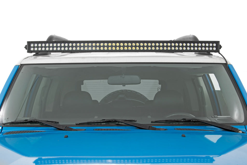 LED Light Kit | 50 Inch Curved | Dual Row Black | Toyota FJ Cruiser (07-14) Rough Country