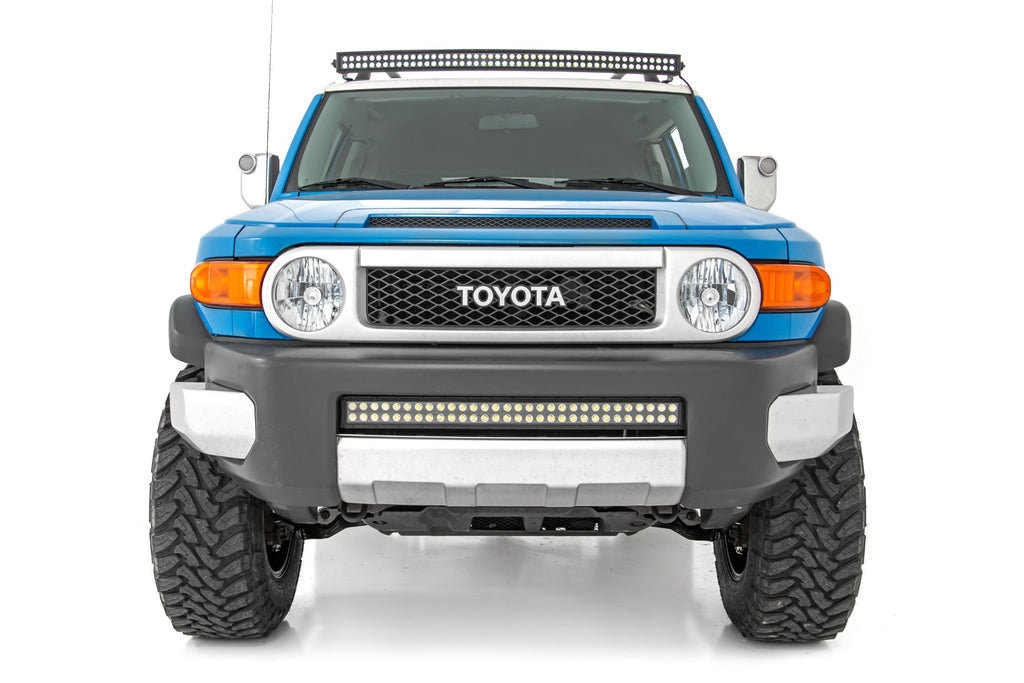 LED Light Kit | 50 Inch Curved | Dual Row DRL | Black Series | Toyota FJ Cruiser (07-14) Rough Country