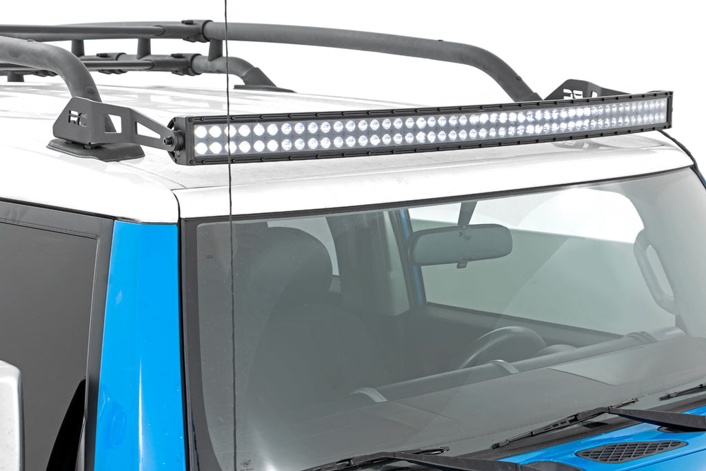 LED Light Kit | 50 Inch Curved | Dual Row Black | Toyota FJ Cruiser (07-14) Rough Country