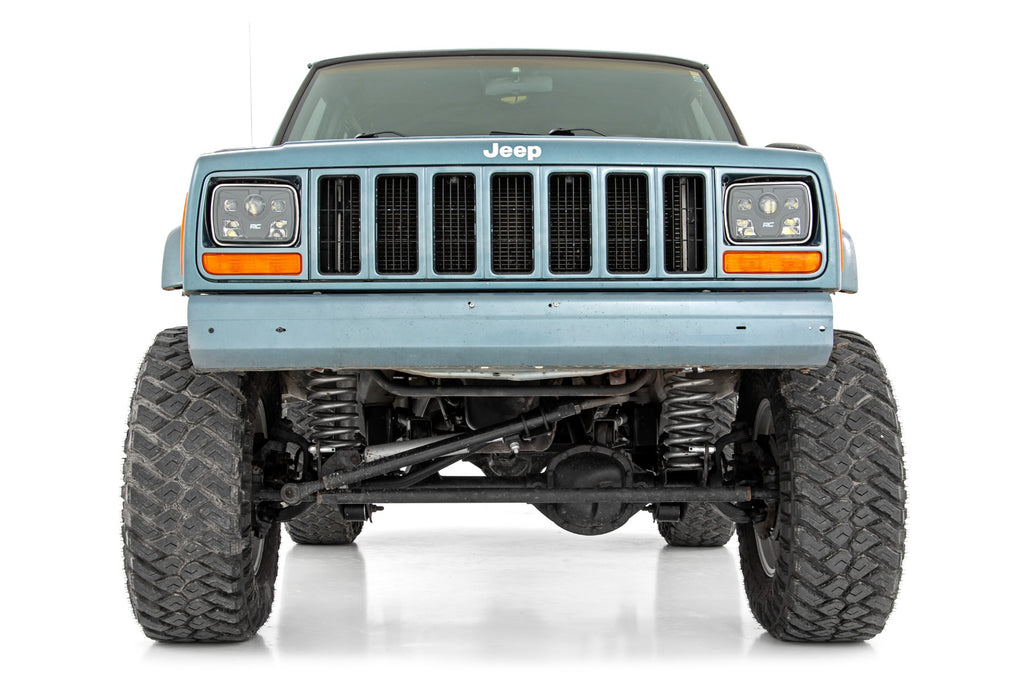 Headlights | Rectangle | 5"x7" | Jeep Cherokee XJ (84-01)/Wrangler YJ (87-95) Rough Country