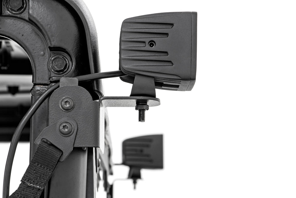 LED Light | Rear Mount | 2" Black Pair | Spot | Polaris Ranger 1000/Ranger XP 1000 Rough Country