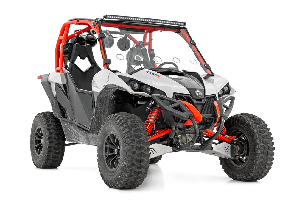LED Light | Front Mount | 40" Black Single Row | Can-Am Commander 1000/Maverick Rough Country