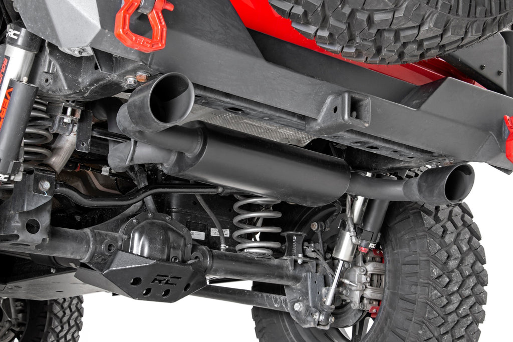 Performance Exhaust | Dual Outlet | Jeep Wrangler JL 4WD (18-23) Rough Country