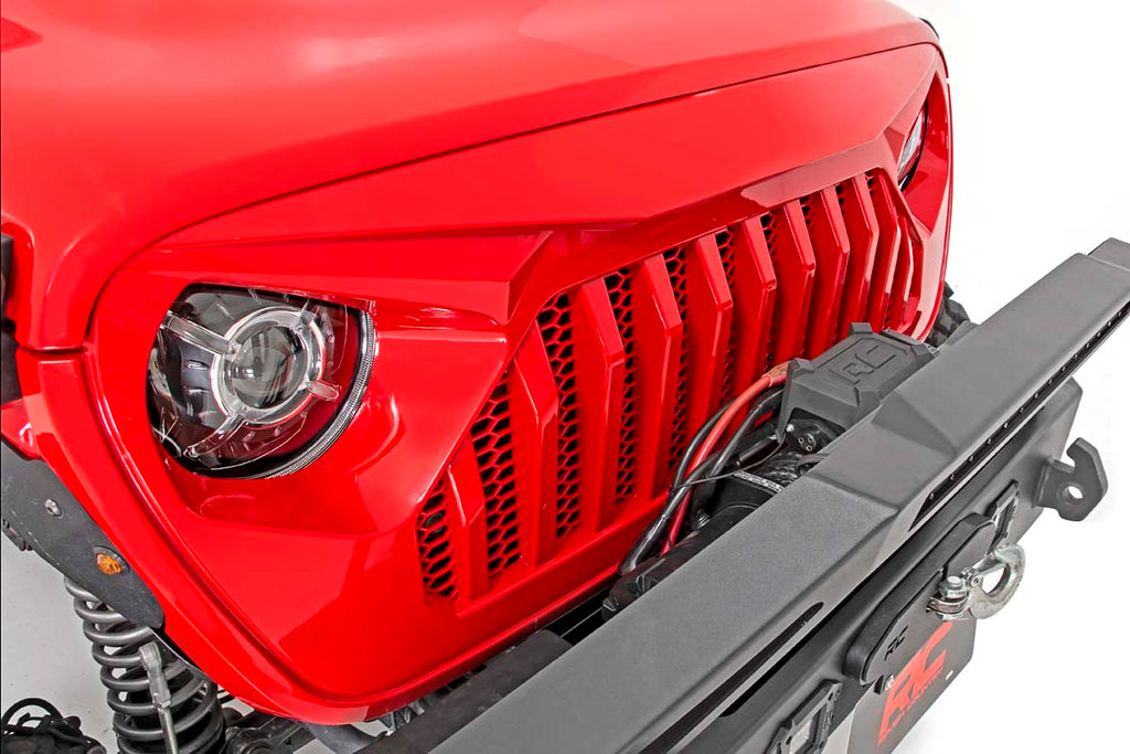 Replacement Grille | Angry Eyes | Jeep Gladiator JT (20-23)/Wrangler JL (18-23) Rough Country