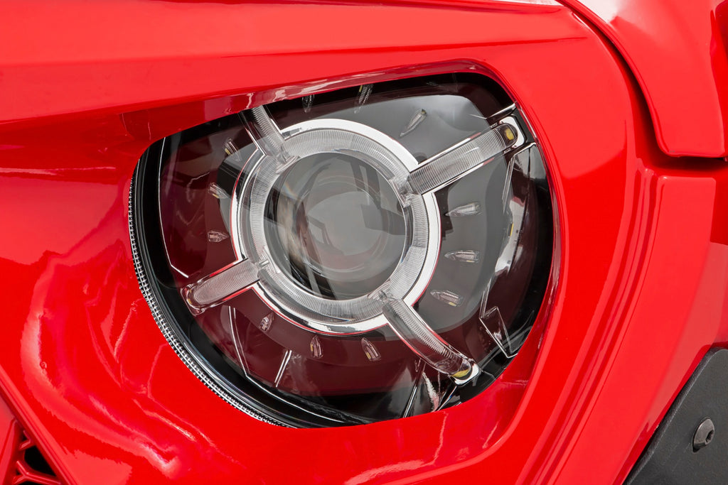 9 Inch Headlight | Pair | Jeep Gladiator JT (20-23)/Wrangler JL (18-23) Rough Country