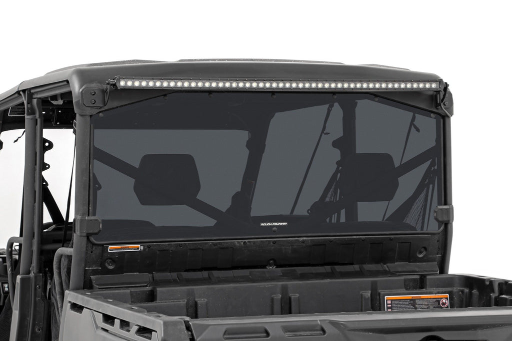 Tinted Rear Cab Panel | Scratch Resistant | Can-Am Defender HD 8/HD 9/HD 10 Rough Country