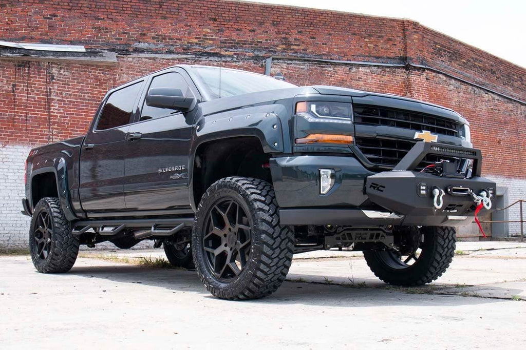 7 Inch Lift Kit | Bracket | Vertex/V2 Shks | Chevy/GMC 1500 (14-16) Rough Country