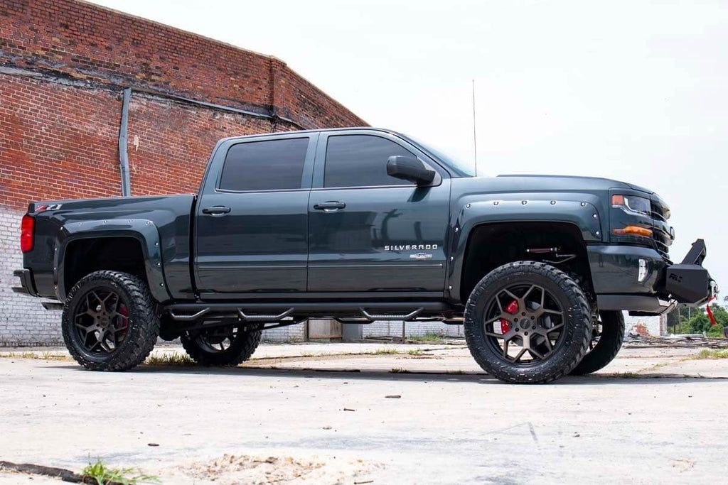 7 Inch Lift Kit | Bracket | Vertex/V2 Shks | Chevy/GMC 1500 (14-16) Rough Country