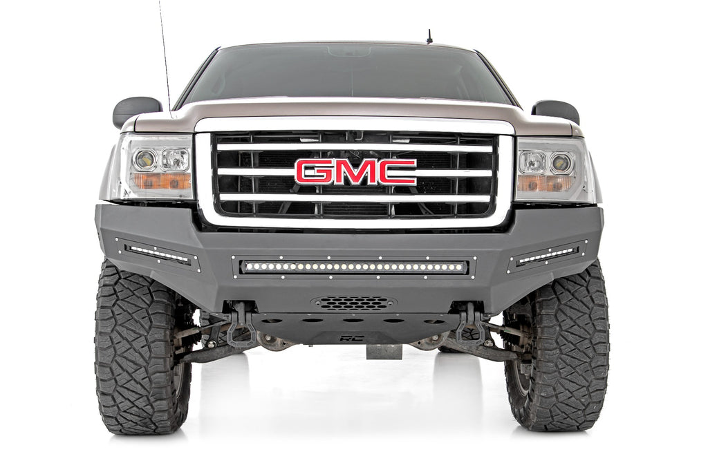 Front Bumper | Fabricated | Prerunner | LED | GMC Sierra 1500 (07-13) Rough Country