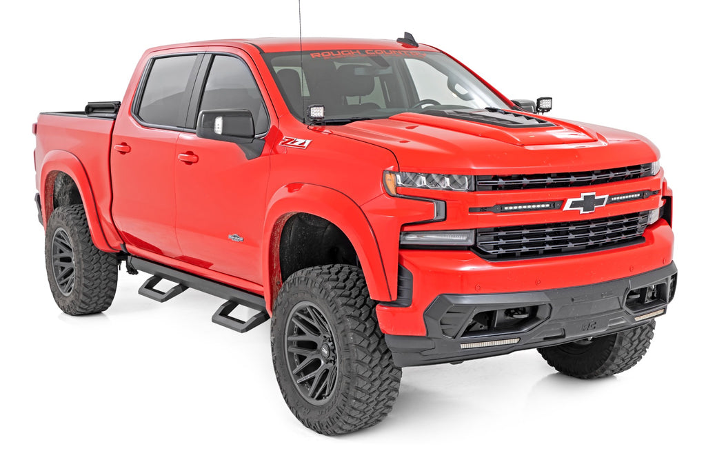 SR2 Adjustable Aluminum Steps | Crew Cab | Chevy/GMC 1500/2500HD/3500HD (19-23) Rough Country