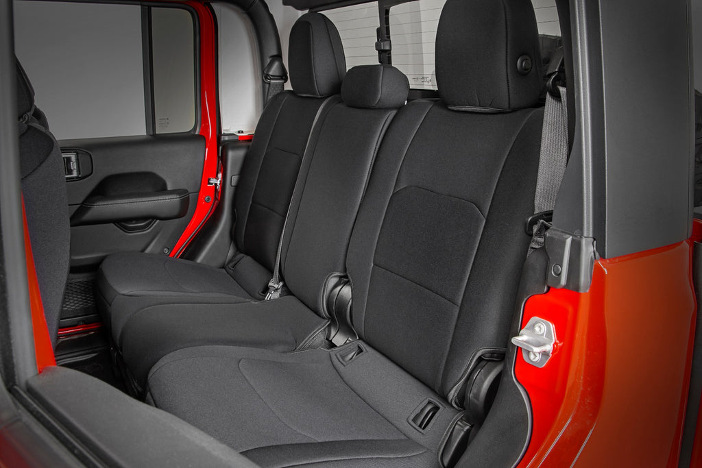 Seat Covers | Front and RR w/ Cup Holder | Jeep Gladiator JT (20-23) Rough Country