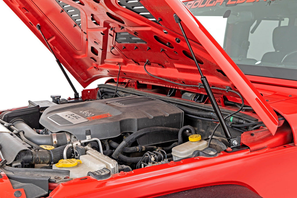 Hydraulic Hood Assist | Jeep Wrangler JK  (2007-2018) Rough Country