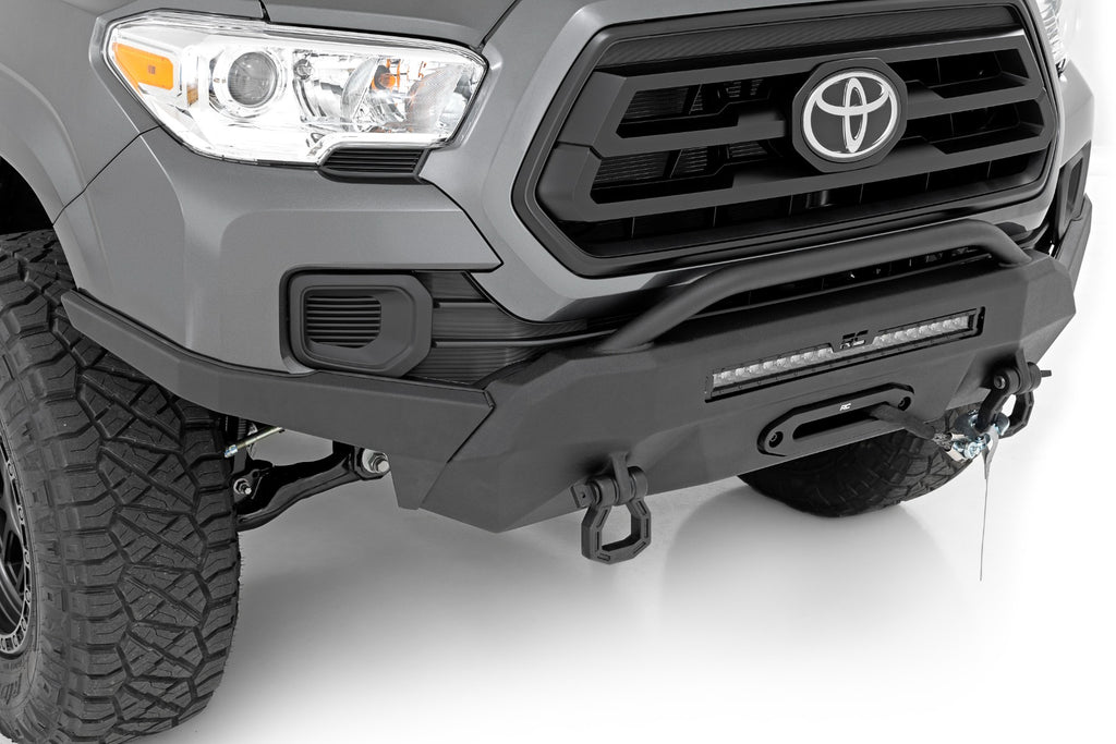 Front Bumper |High Clearance | Hybrid | 20" Blk LED | Toyota Tacoma (16-23) Rough Country