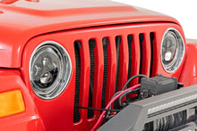Load image into Gallery viewer, Headlights | DRL Halo LED | 7" | Jeep Wrangler TJ 4WD (1997-2006) Rough Country