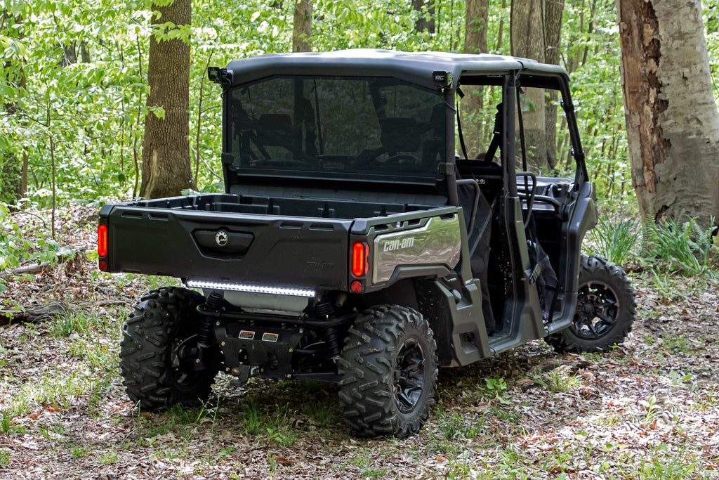 Tinted Rear Cab Panel | Scratch Resistant | Can-Am Defender HD 8/HD 9/HD 10 Rough Country