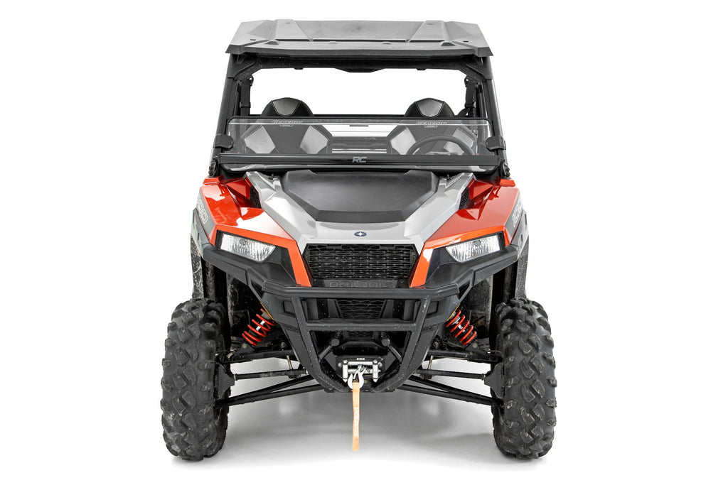 Half Windshield | Scratch Resistant | Polaris General/General XP 1000 Rough Country