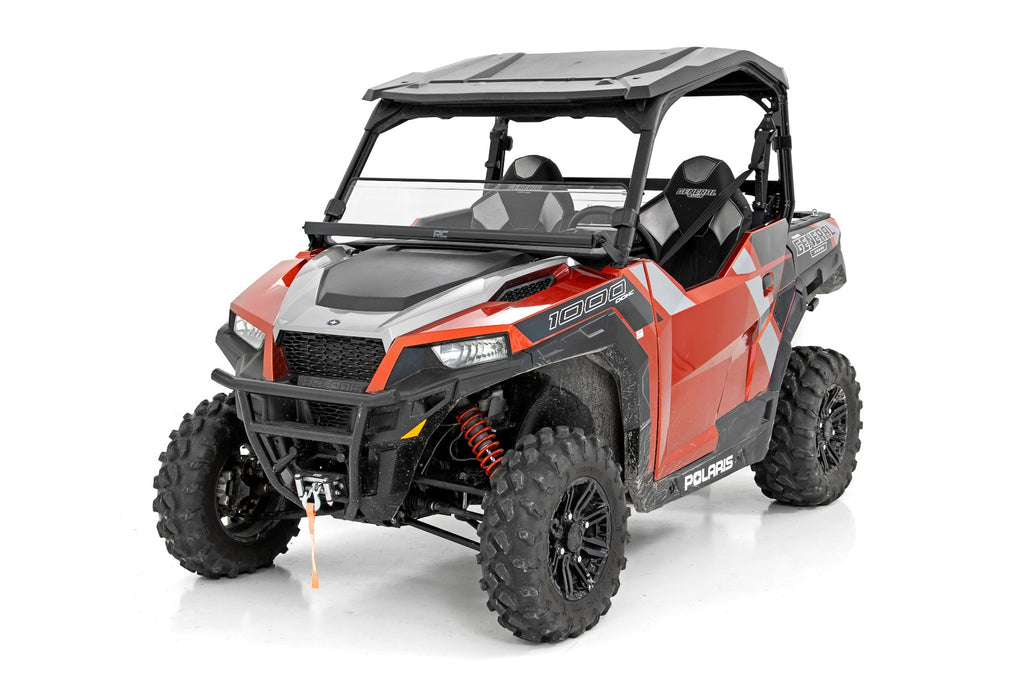 Half Windshield | Scratch Resistant | Polaris General/General XP 1000 Rough Country