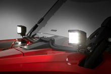 Load image into Gallery viewer, LED Light | Cage Mount | 2" Chrome Pair | Wide Angle | Honda Talon 1000 Rough Country