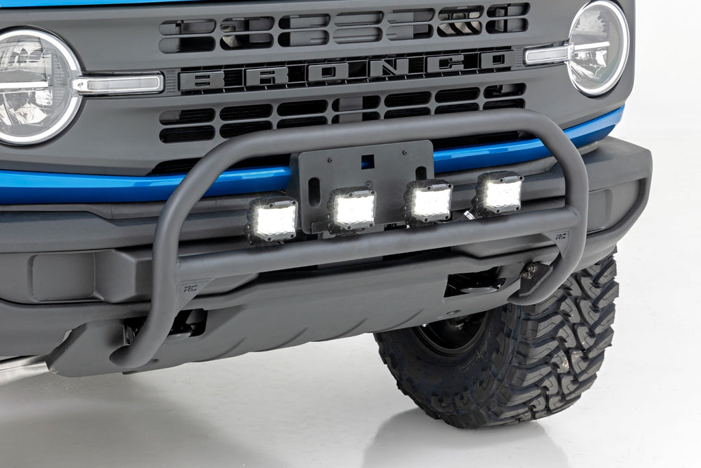 Nudge Bar | 20 Inch BLK DRL Single Row LED | Ford Bronco 4WD (21-23) Rough Country