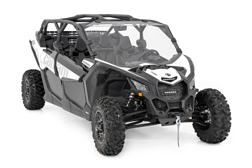 LED Light | Grille Mount | 6" Black Slimline | Can-Am Maverick X3 Rough Country