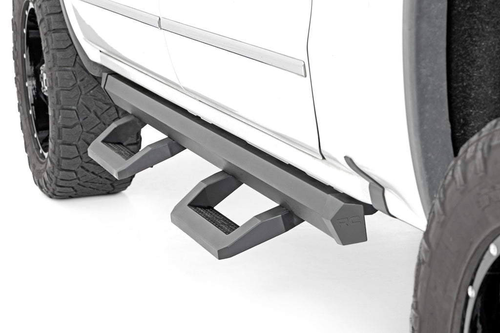 SR2 Adjustable Aluminum Steps | Crew Cab | Chevy/GMC 1500/2500HD/3500HD (07-18) Rough Country