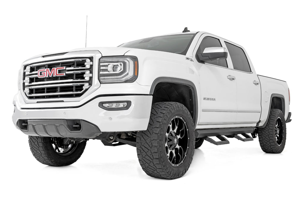 SR2 Adjustable Aluminum Steps | Crew Cab | Chevy/GMC 1500/2500HD/3500HD (07-18) Rough Country