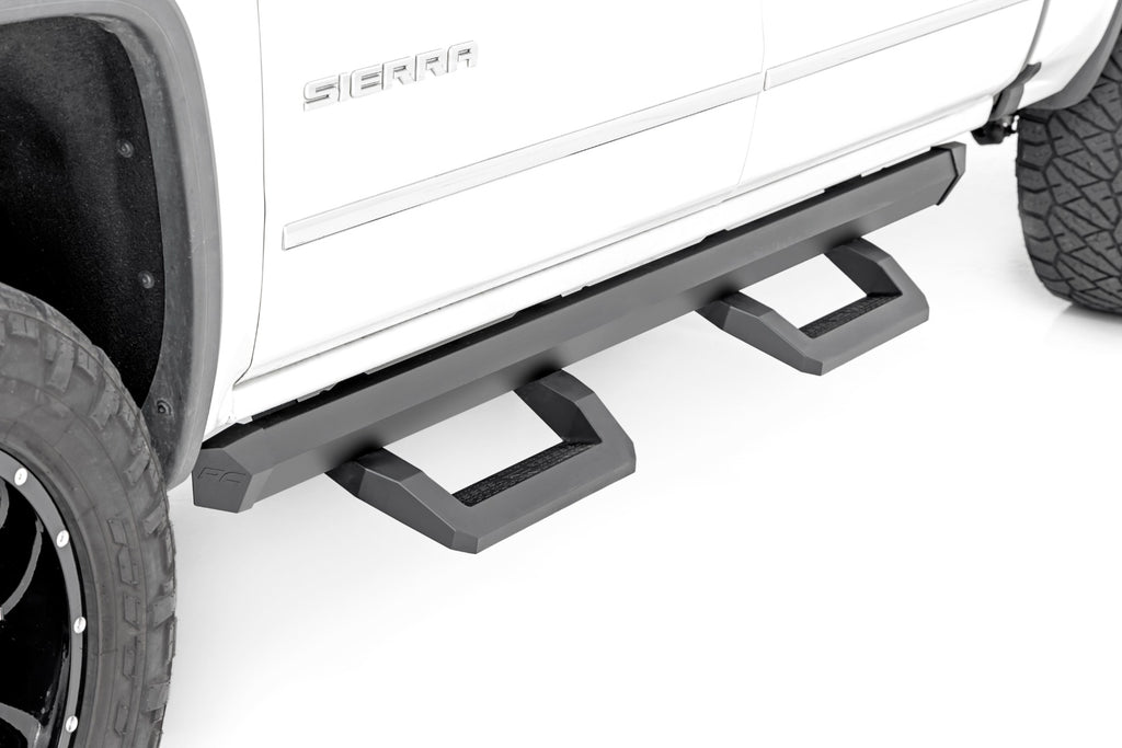SR2 Adjustable Aluminum Steps | Crew Cab | Chevy/GMC 1500/2500HD/3500HD (07-18) Rough Country