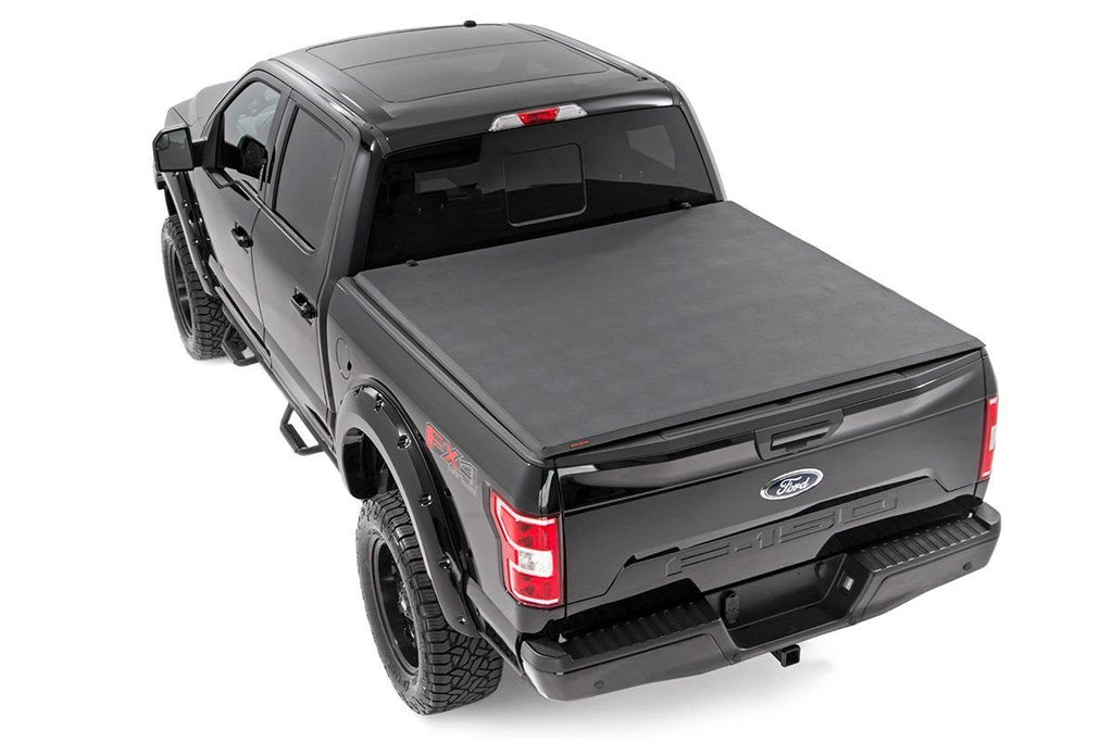 Soft Tri-Fold Bed Cover | 6' Bed | Ford Ranger 2WD/4WD (19-23) Rough Country