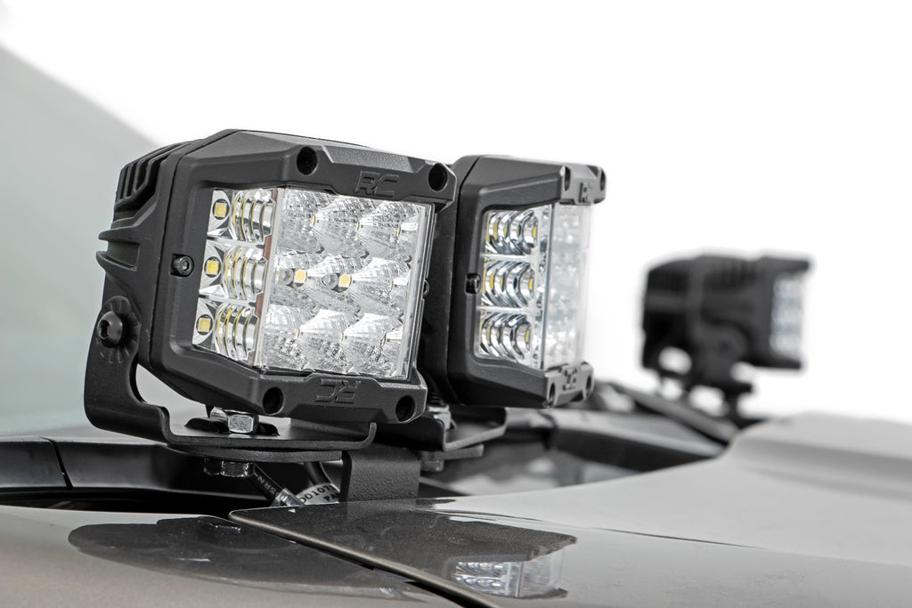 LED Light Kit | Ditch Mount | Dual 2" Black Pairs | Spot | Subaru Forester (14-18) Rough Country