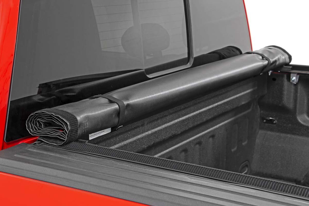 Soft Roll Up Bed Cover | 5' Bed | Toyota Tacoma 2WD/4WD (2016-2023) Rough Country