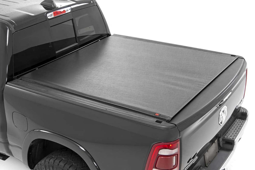 Soft Roll Up Bed Cover | 6'4" Bed | No Rambox | Ram 1500 (09-18)/2500 (10-23) Rough Country