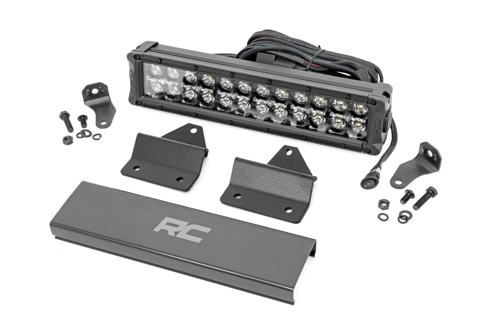 12" DRL LED Light Kit | Hood Mount | Dual Row | Intimidator GC1K Rough Country