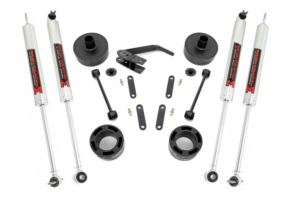 2.5 Inch Lift Kit | Spacers | M1 | Jeep Wrangler JK  (2007-2018) Rough Country