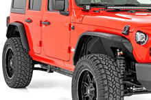 Load image into Gallery viewer, High Clearance LED Flat Fender Flare Kit | UV Treated | | Jeep Wrangler JL (18-23) Rough Country