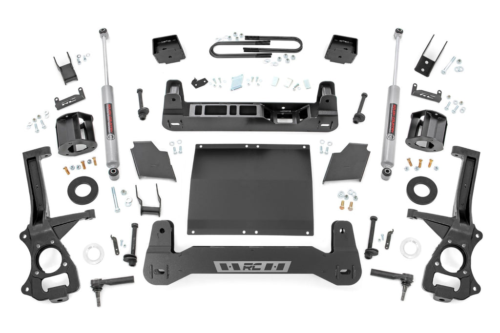 6 Inch Lift Kit | Mono Leaf Rear | Diesel | GMC Sierra 1500 (19-23) Rough Country