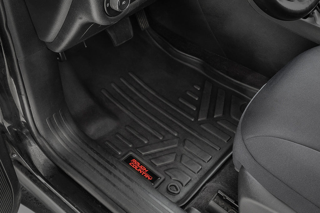 Floor Mats | FR & RR | Jeep Cherokee KL 2WD/4WD (2014-2023) Rough Country