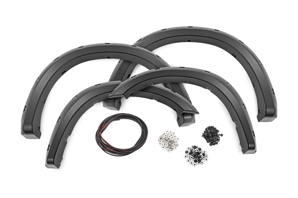 Pocket Fender Flares | PSC Billet Silver | Ram 2500/3500 (20-23) Rough Country