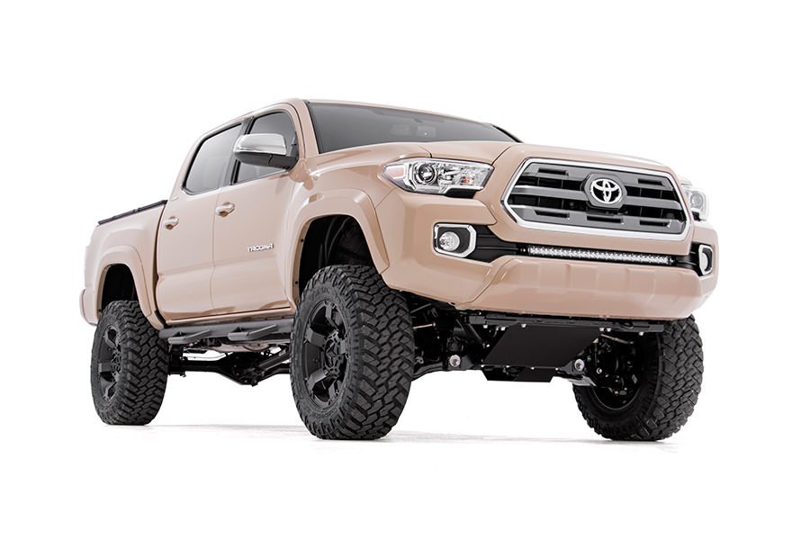LED Light Kit | Lower Grille Mount | 30" Chrome Single Row | Toyota Tacoma (16-23) Rough Country